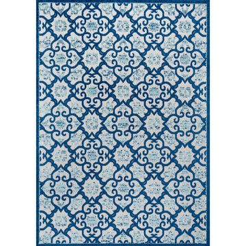 Gallia Tile Trellis High-low Indoor/outdoor Area Rug
